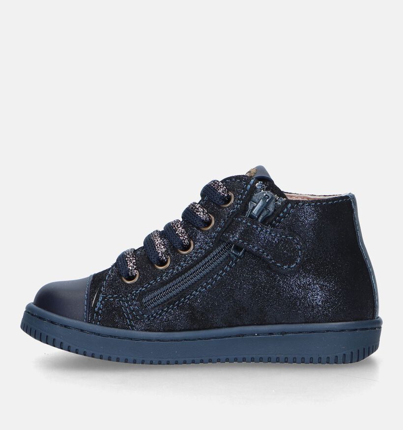 STONES and BONES Sira Blauwe Babyschoenen voor meisjes (329461) - geschikt voor steunzolen