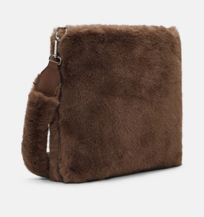 Emily & Noah Grasse Rue 09 Donkerbruine Crossbodytas voor dames (378880)