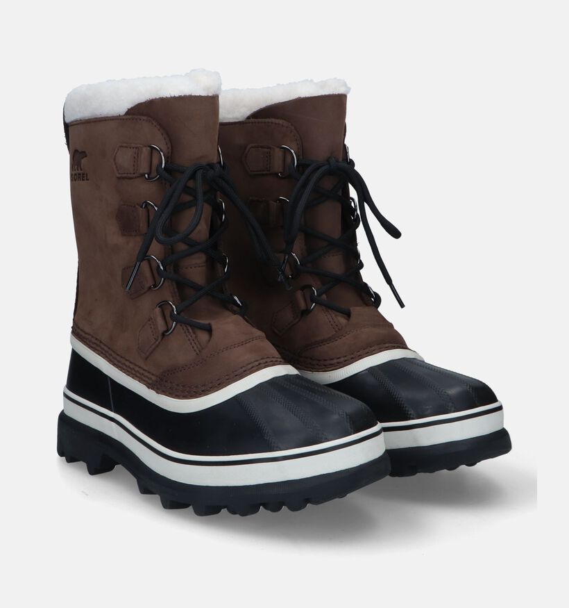 Sorel Caribou Bruine Waterdichte Snowboots voor heren (332182)