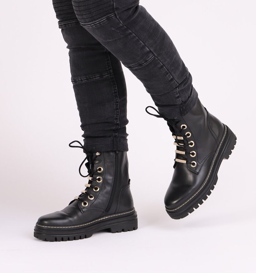 Gabor Best Fitting Bottines en Noir pour femmes (297223) - pour semelles orthopédiques