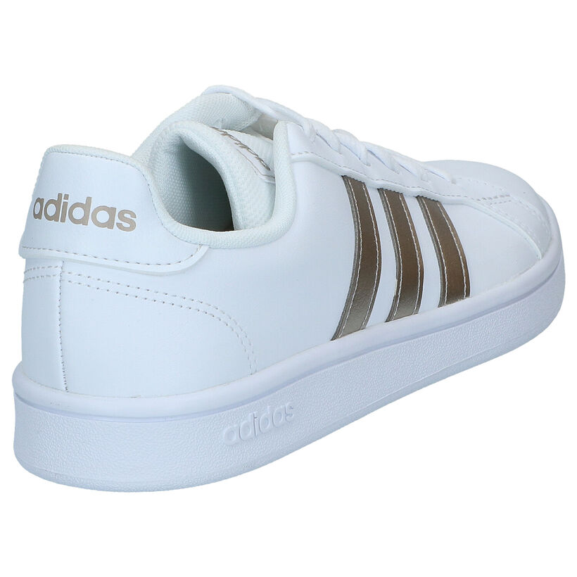 adidas Grand Court Zwarte Sneakers voor dames (334388) - geschikt voor steunzolen