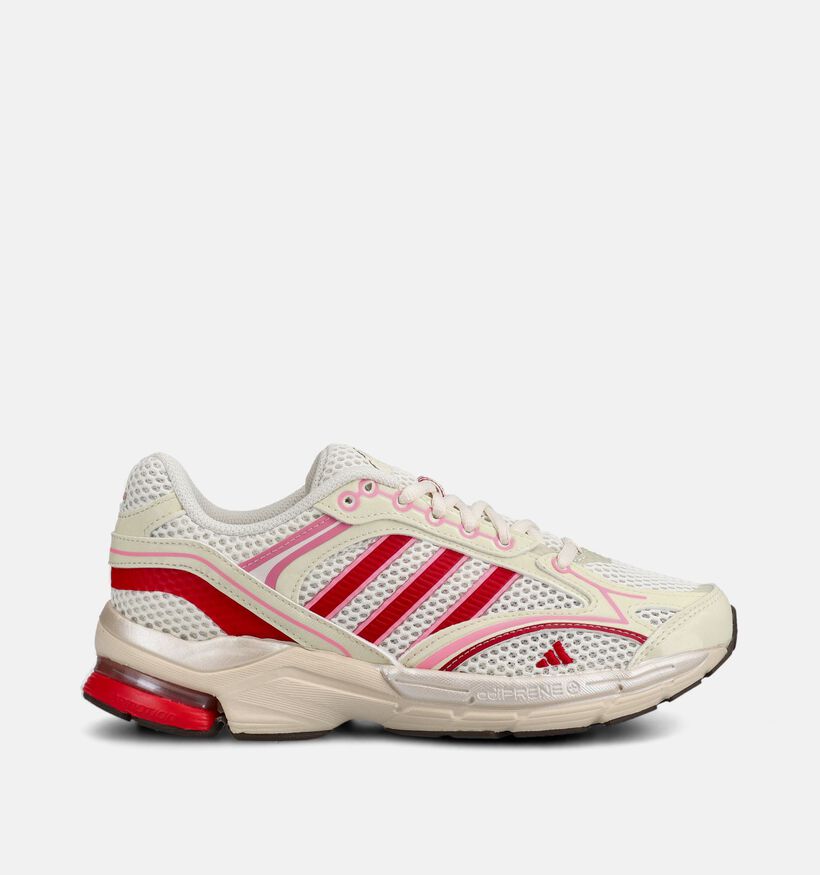 adidas Spiritain 2000 Baskets en Blanc/Rouge pour femmes (366809) - pour semelles orthop&eacute;diques