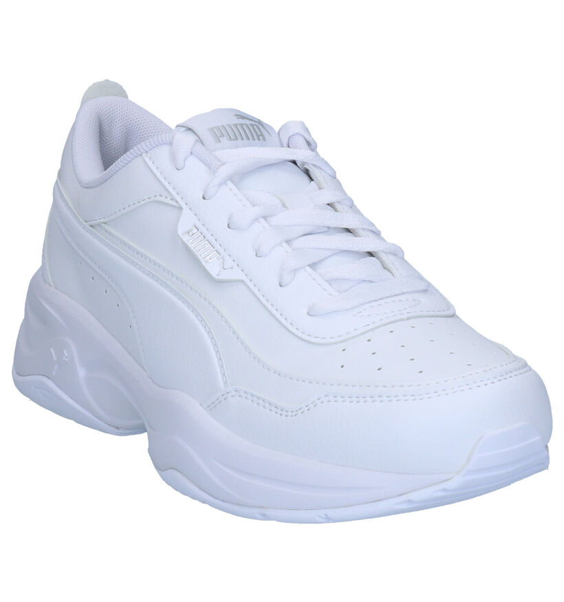 Puma Cilia Mode Witte Sneakers in kunstleer (265519)