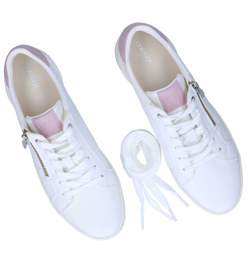 Geox Blomiee Chaussures à lacets en Blanc pour femmes (302220)