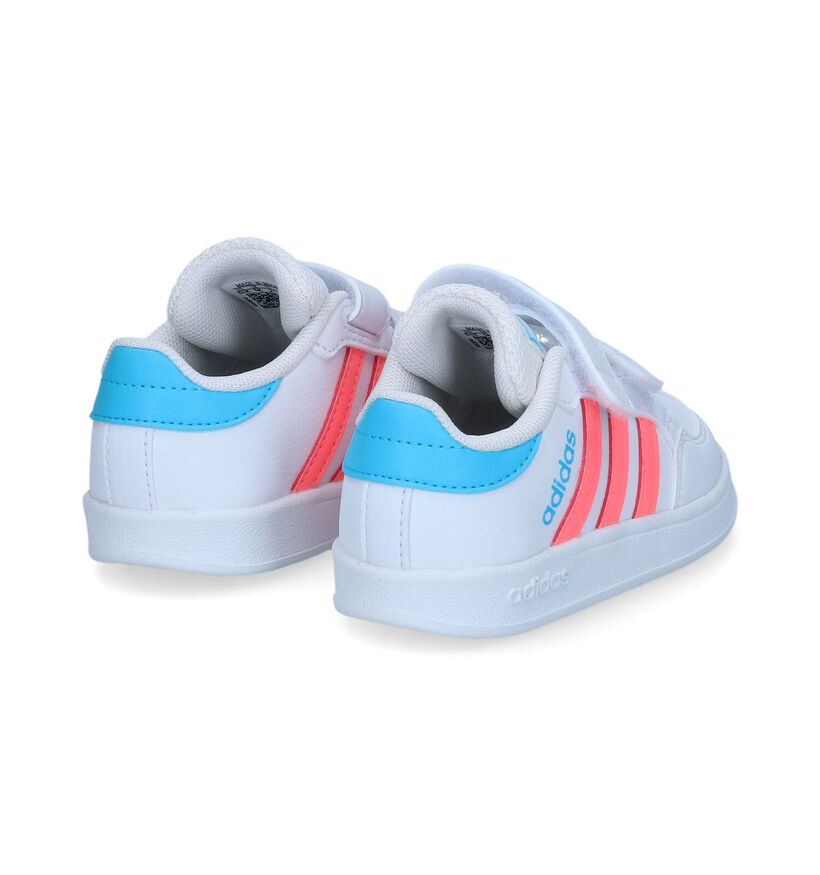 adidas Breaknet Witte Sneakers in kunstleer (318926)