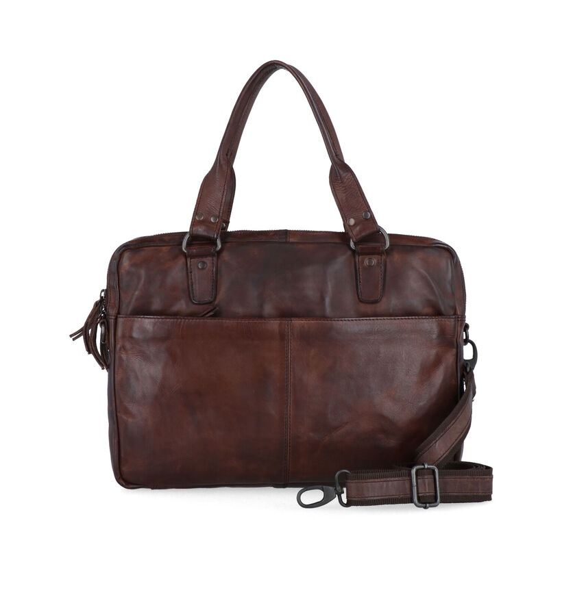 Bear Design Sac pour ordinateur en Marron pour femmes (329795)