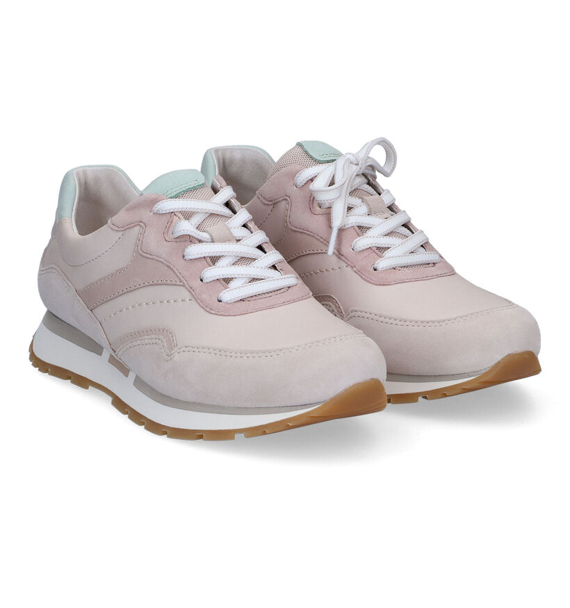 Gabor OptiFit Witte Sneakers voor dames (306213) - geschikt voor steunzolen