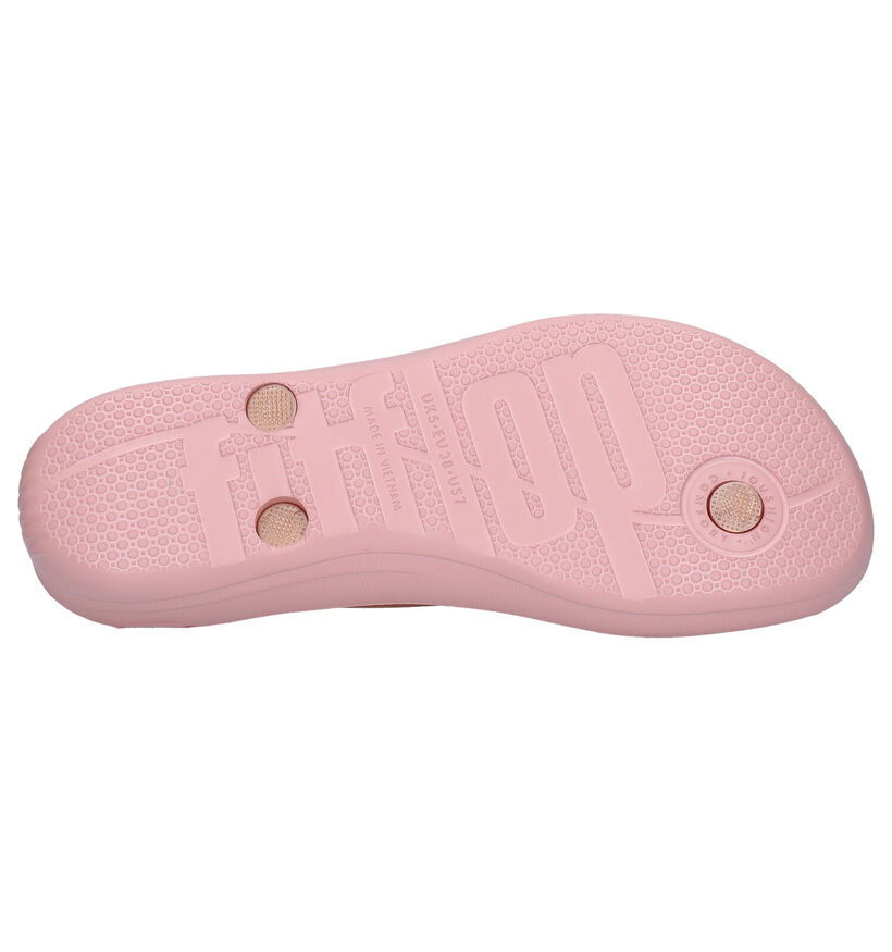 FitFlop Iqushion Ergonomic Nu-pieds en Rose en synthétique (280239)