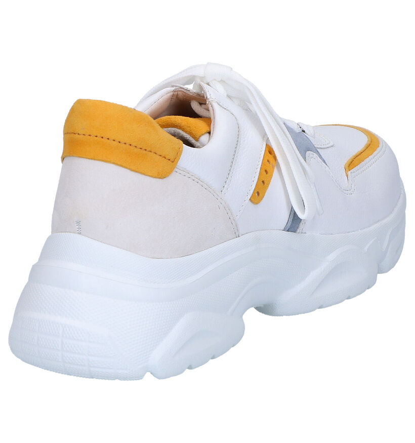 Witte Lage Sneakers Gabor Best Fitting in daim (271551)