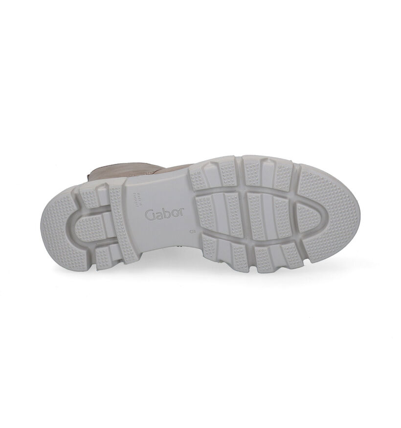 Gabor Best Fitting Bottines en Gris pour femmes (297219) - pour semelles orthopédiques