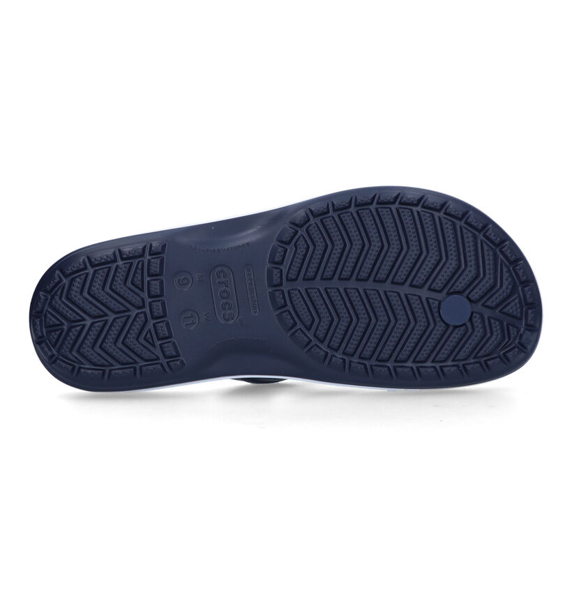Crocs Crocband Flip Zwarte Teenslippers in kunststof (324171)