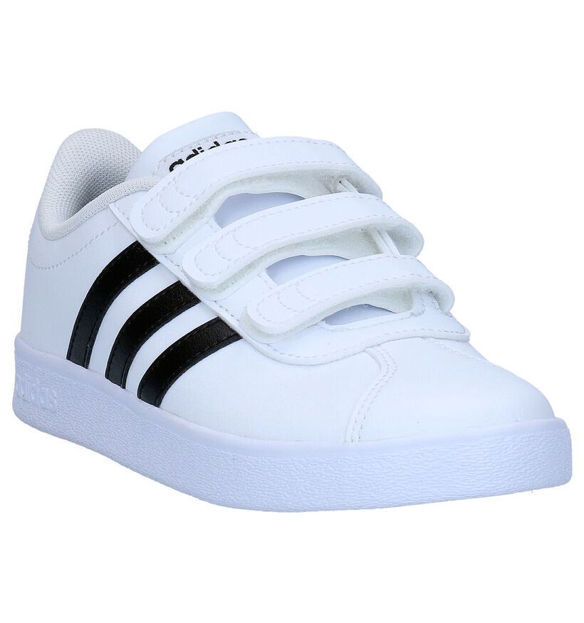 adidas VL Court 2.0 CMF Witte Sneakers in kunststof (317288)