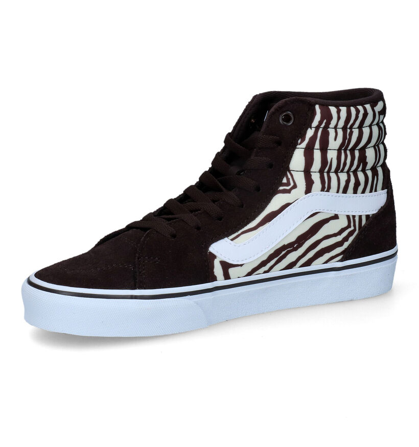 Vans Filmore Hi Baskets de skate en Noir pour femmes (328039)