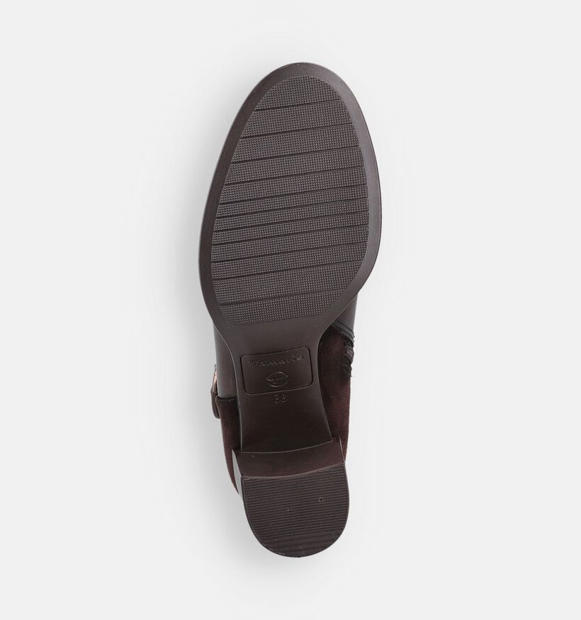 Tamaris Bottines à talons en Brun foncé pour femmes (362775)