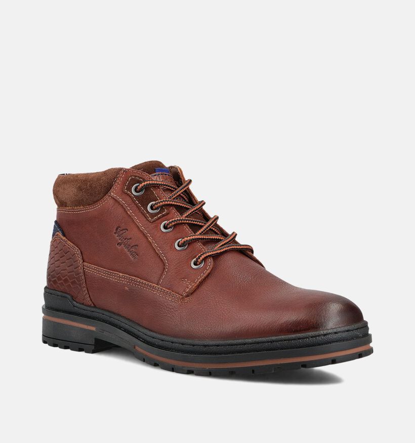 Australian Middelburg Cognac Boots voor heren (361660) - geschikt voor steunzolen