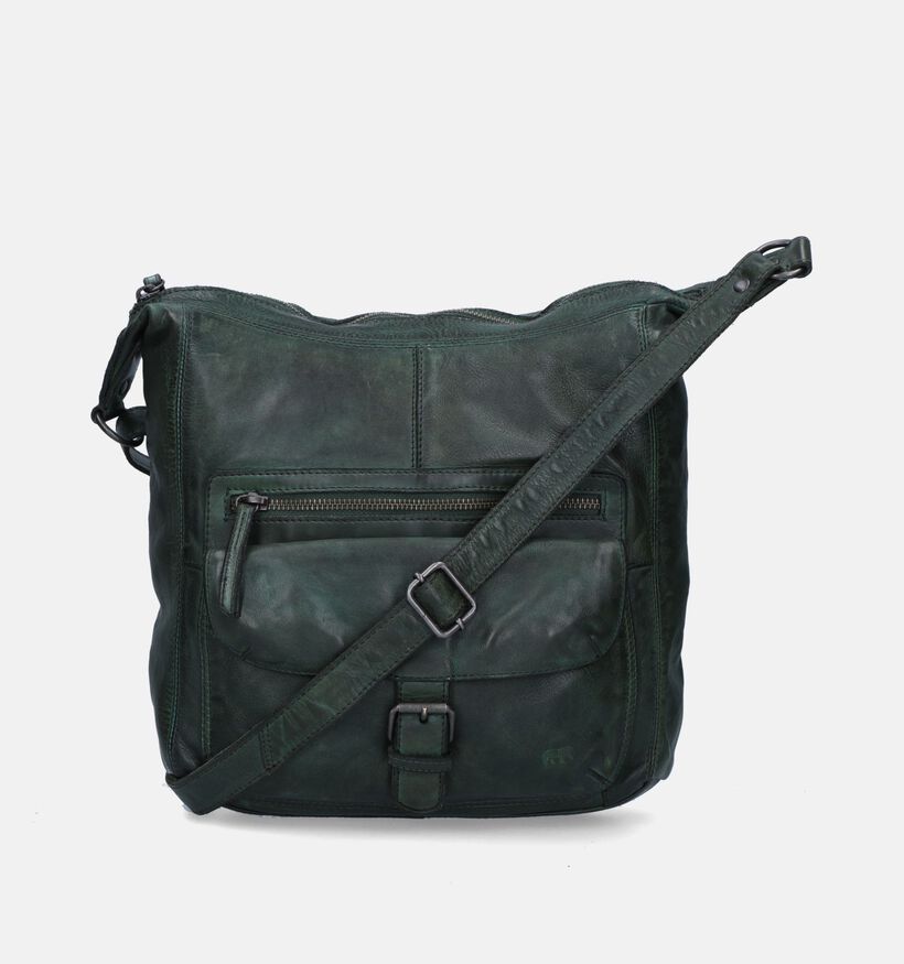 Bear Design Sac porté croisé en Vert pour femmes (350764)