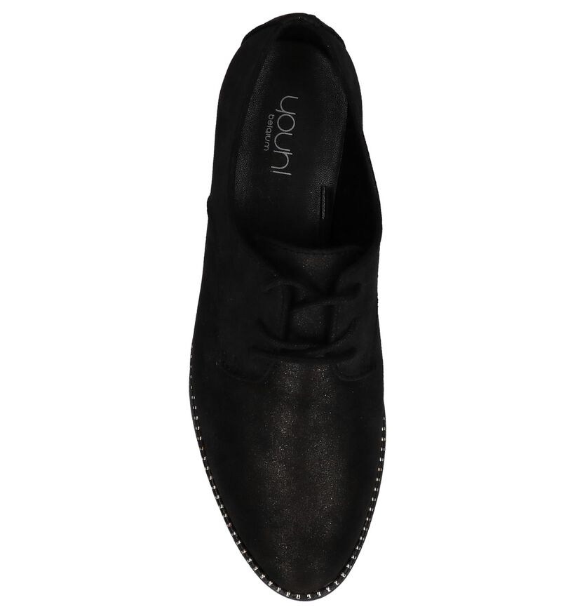 Youh! Chaussures à lacets en Noir en textile (230417)