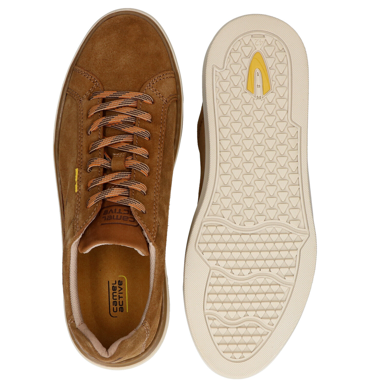Camel Active Avon Cognac Veterschoenen Heren Lage schoenen Online op TORFS.BE