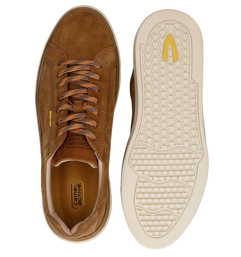 Camel Active Avon Cognac Veterschoenen in daim (291116)