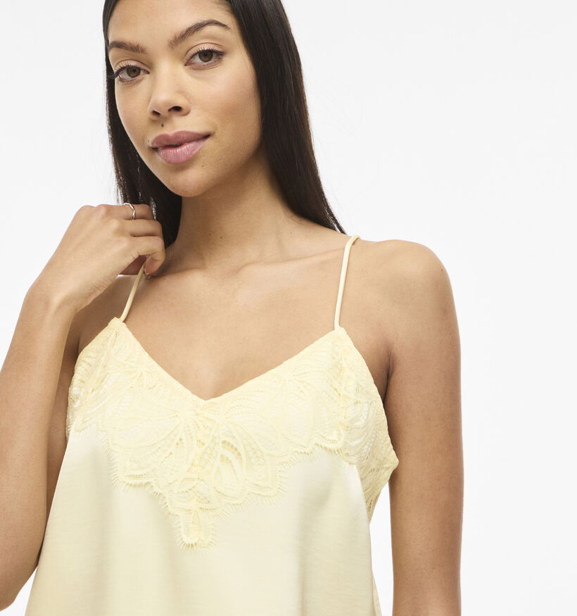 Vila Lea Strap D&eacute;bardeur en Jaune pour femmes (374263)