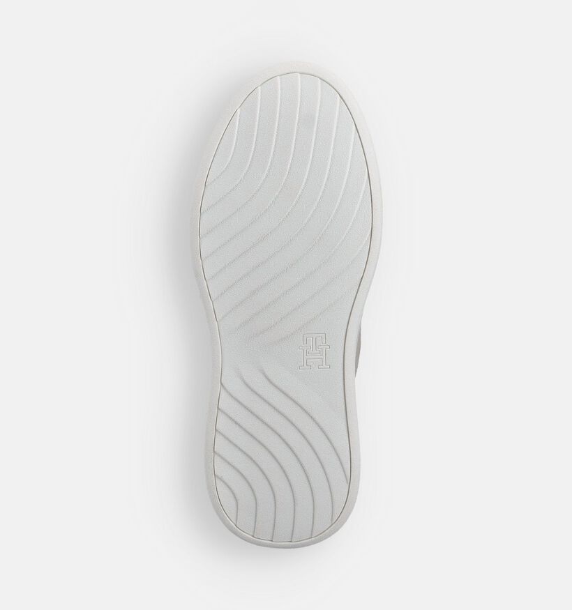 Tommy Hilfiger Shiny Baskets en Ecru Tommy Hilfiger Shiny Baskets en Ecru pour femmes (366165) - pour semelles orthopédiques