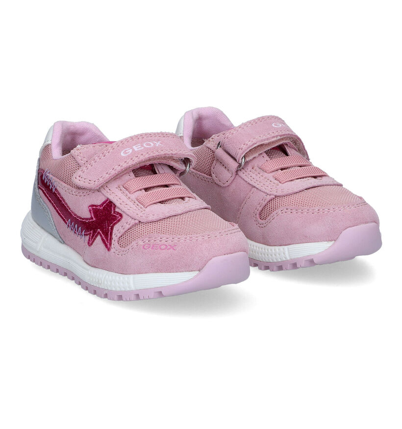 Geox Alben Roze Sneakers in nubuck (310993)