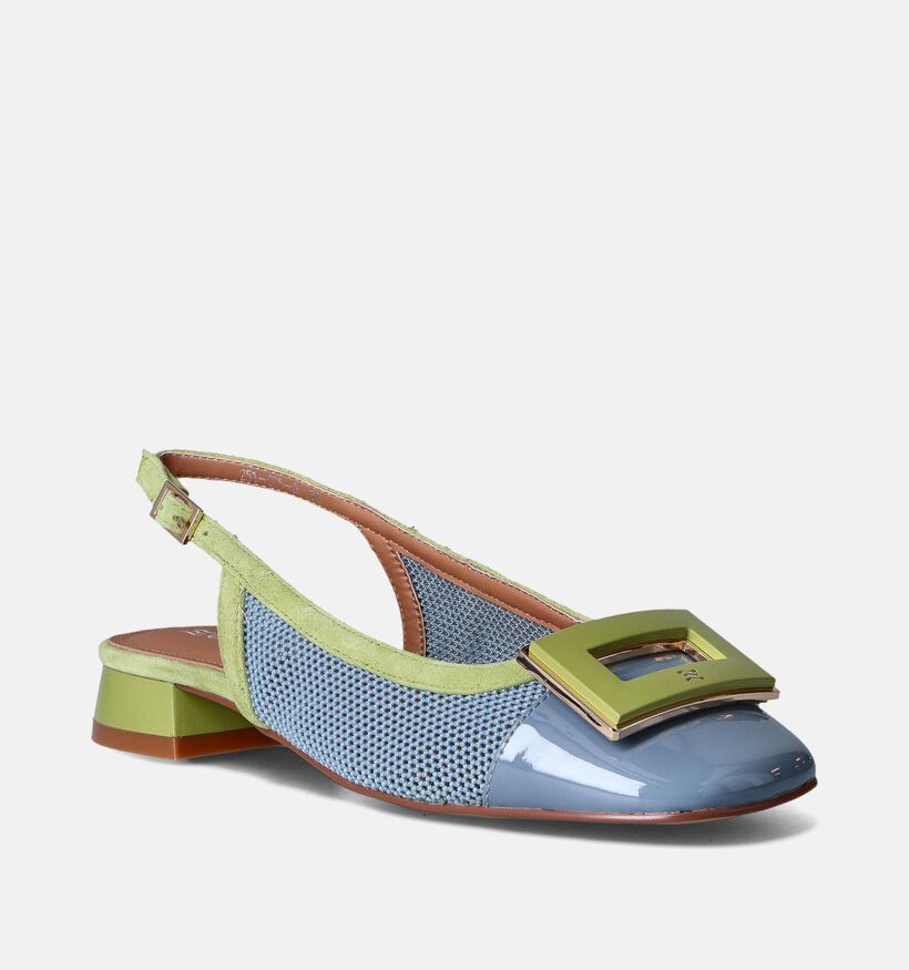 Crinkles Escarpins slingback en Bleu pour femmes (356249)