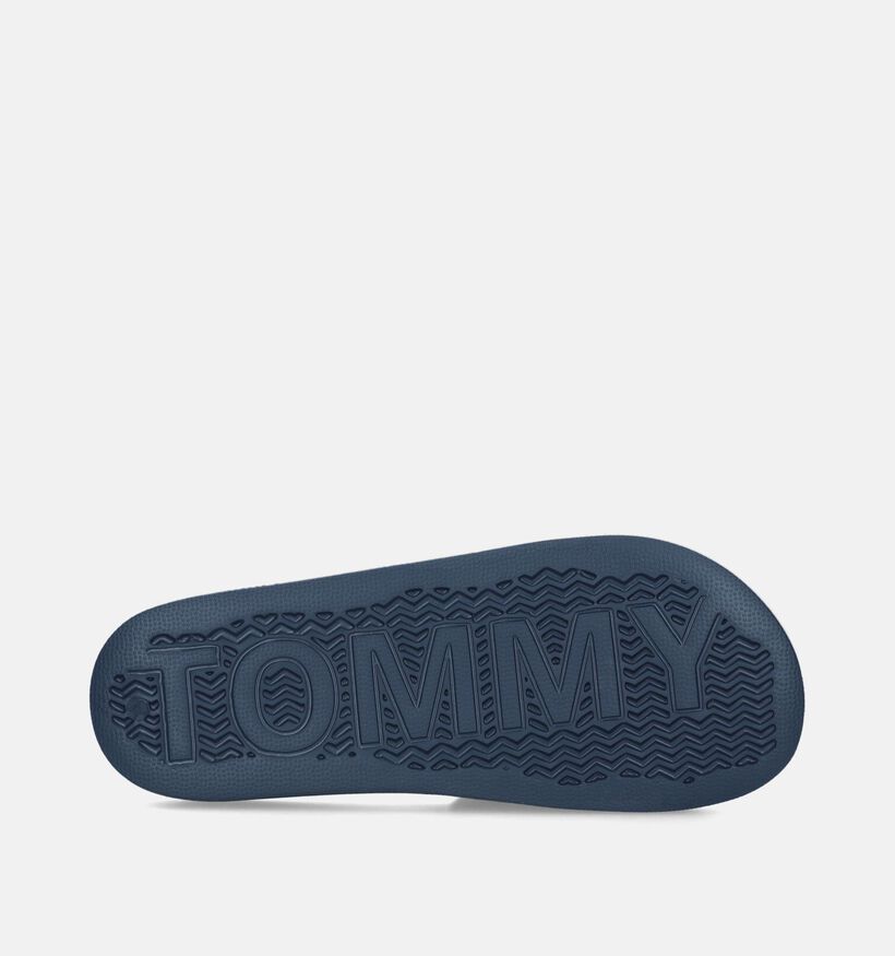 TH Tommy Jeans Pool Slide Blauwe Badslippers voor heren (336717)