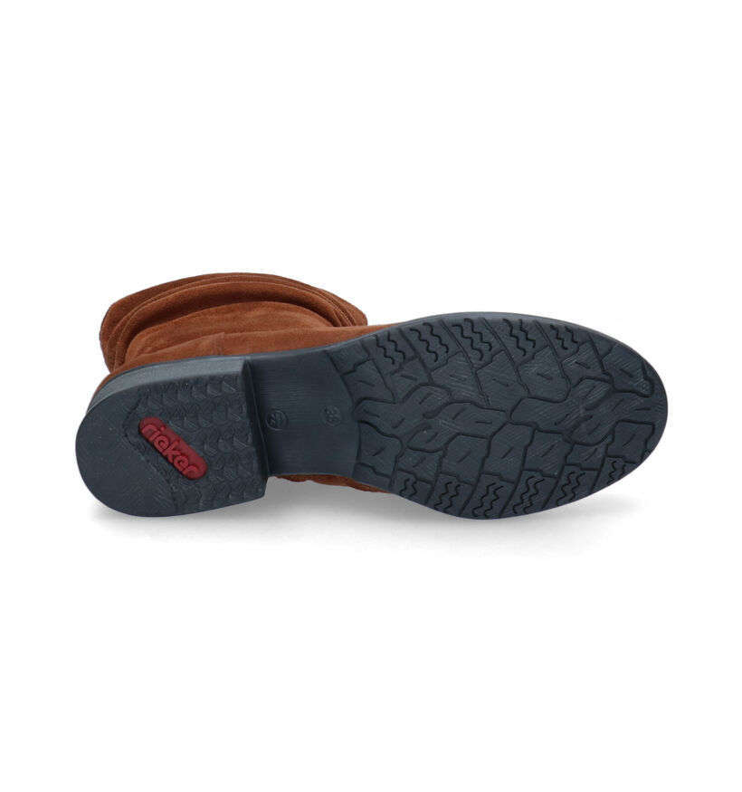 Rieker Bottes courtes en Cognac en daim (297940)