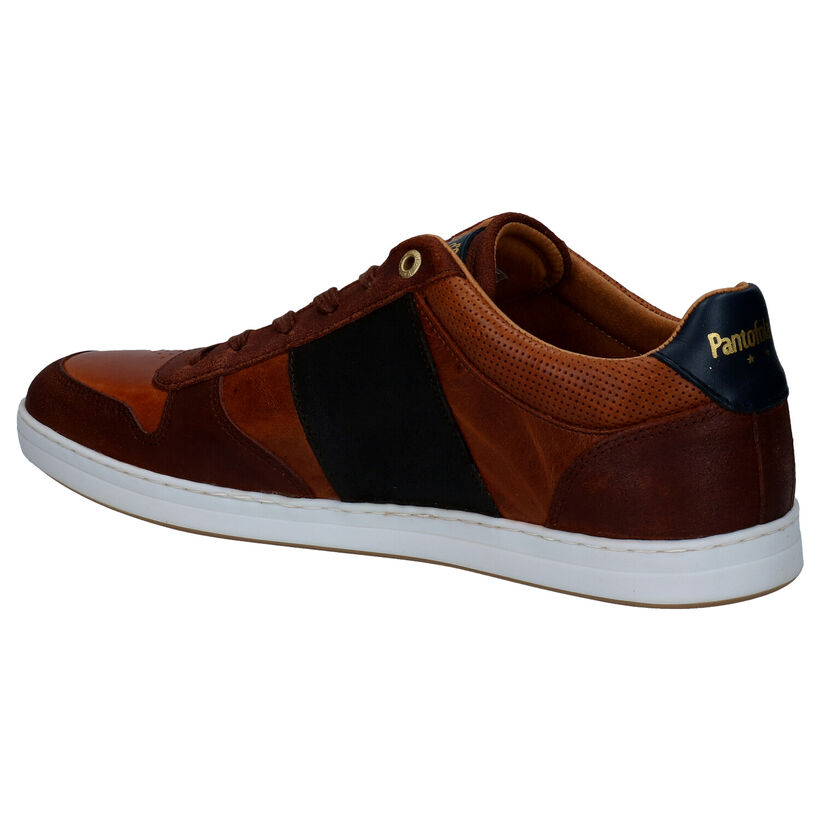 Pantofola d'Oro Milito Chaussures à lacets en Cognac pour hommes (305441) - pour semelles orthopédiques