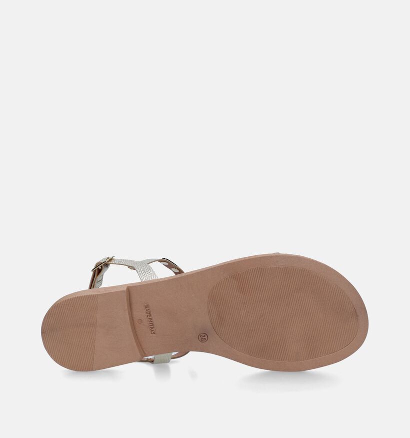 Scapa Gouden Platte sandalen voor dames (338555)