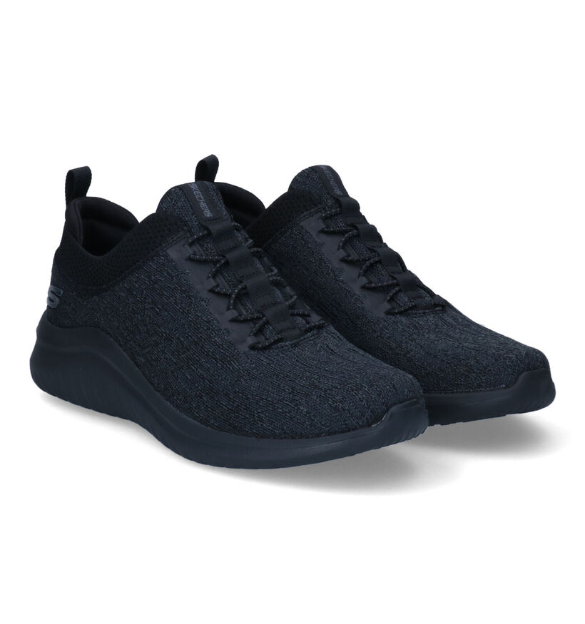 Skechers Ultra Flex 2.0 Cryptic Baskets en Noir en textile (305984)