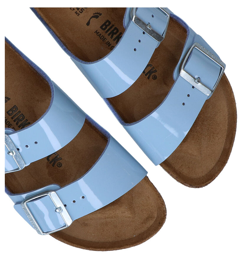 Birkenstock Arizona Birko Flor Nu-pieds en Blanc pour femmes (337963)