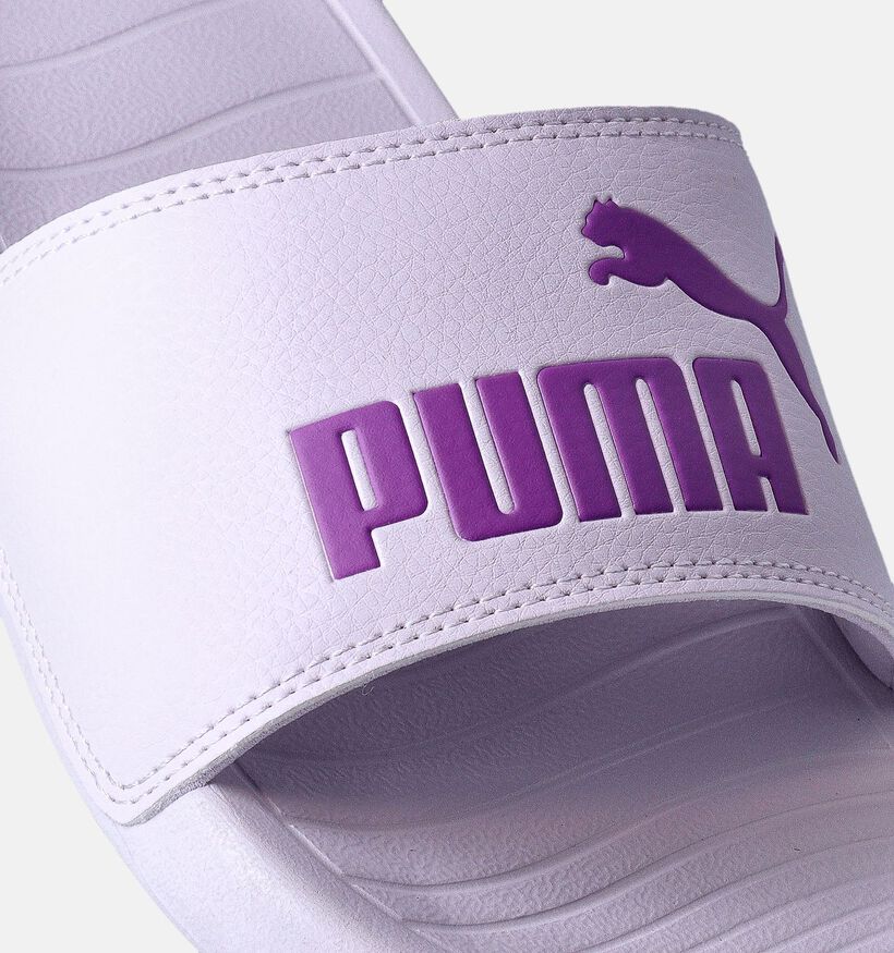 Puma Popcat 20 Claquettes de picine en Lilas pour femmes (350409)