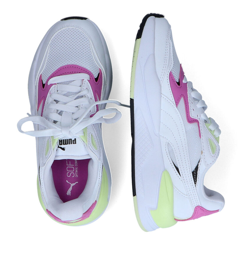 Puma X-Ray Speed Jr Baskets en Blanc pour filles (311288) - pour semelles orthopédiques