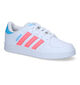 adidas Breaknet Witte Sneakers voor meisjes (318928) - geschikt voor steunzolen