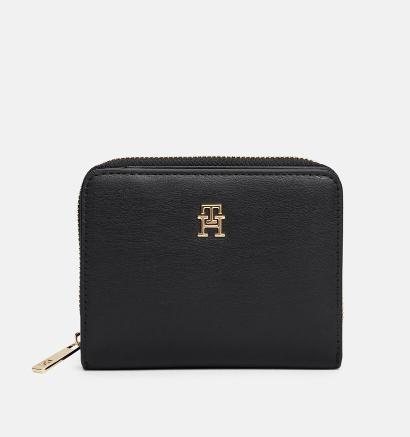 Tommy Hilfiger Porte-monnaie zippé en Noir pour femmes (366383)