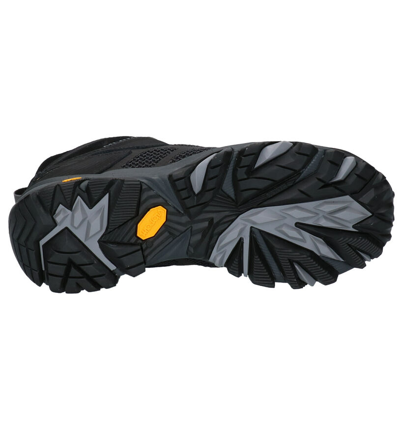 Merrell Moab Zwarte Wandelschoenen in daim (259374)