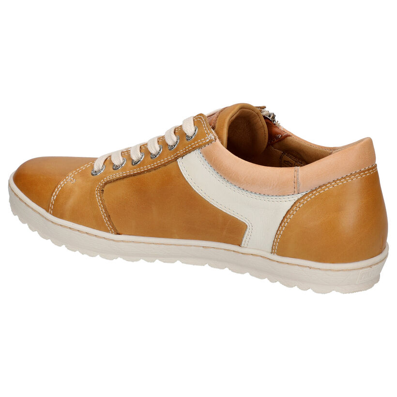 Pikolinos Cognac Veterschoenen in leer (272653)