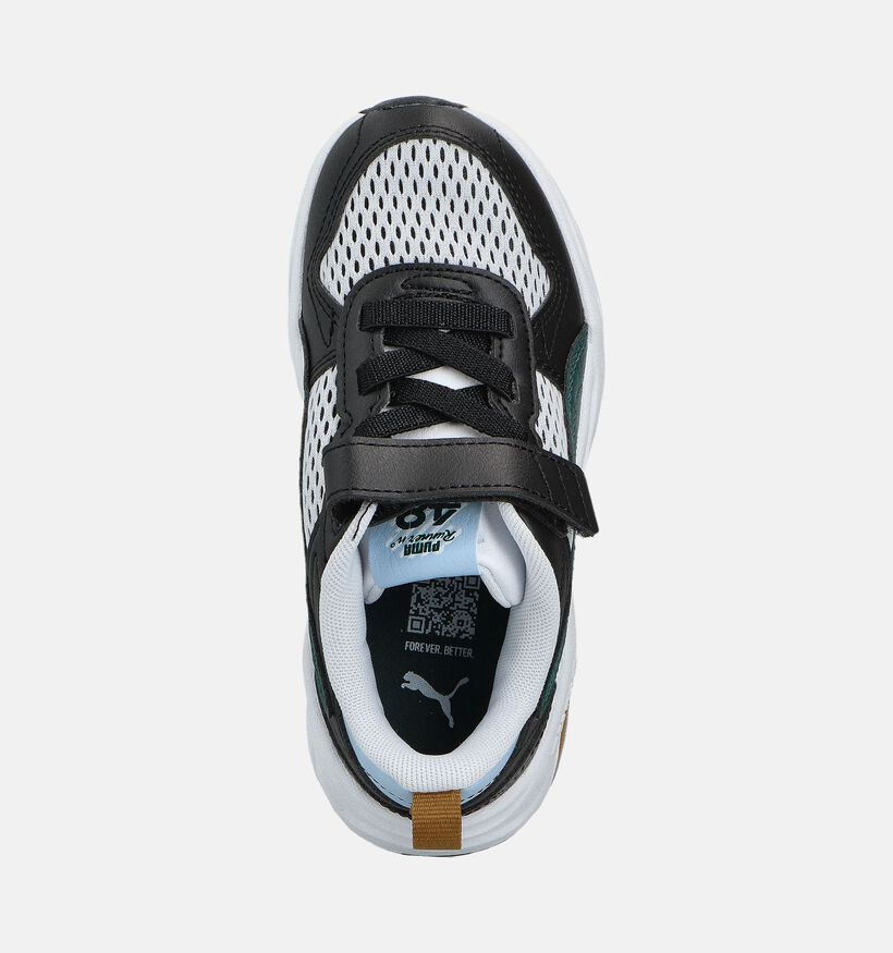 Puma Trinity LT Run Fun Baskets en Noir pour filles, garçons (359191) - pour semelles orthopédiques