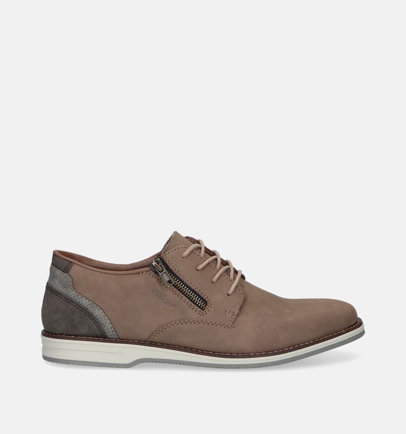 Rieker Taupe Veterschoenen voor heren (336249)