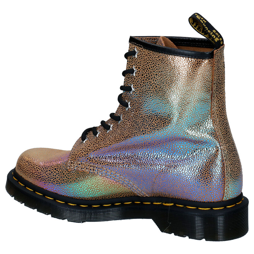Dr. Martens 1460 Bottines en Mauve en verni (303591)