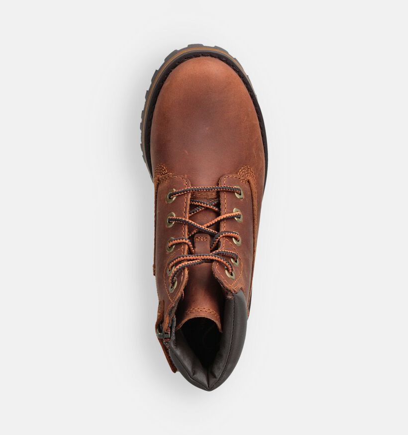 Timberland Courma Kid 6 Inch Bottines en Marron pour filles, garçons (359996) - pour semelles orthopédiques