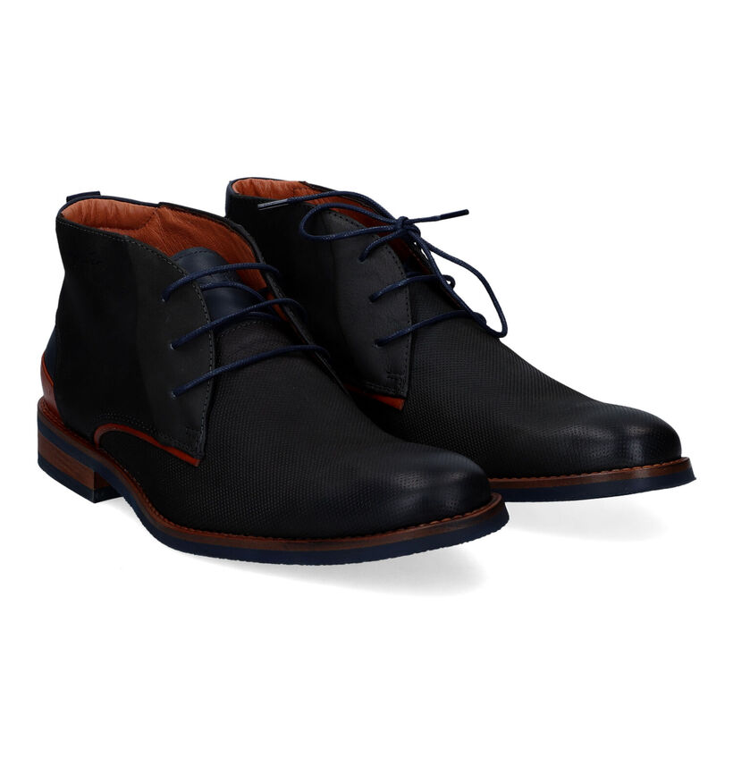 Van Lier Chaussures classiques en Gris foncé pour hommes (316602) - pour semelles orthopédiques