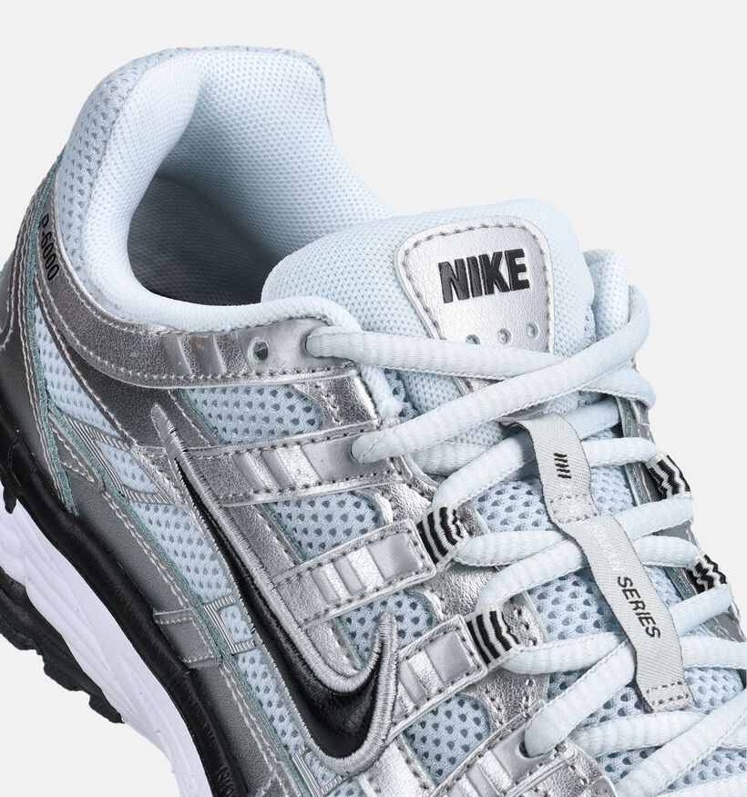 Nike P-6000 Baskets sportives en Argent pour femmes (372034) - pour semelles orthop&eacute;diques