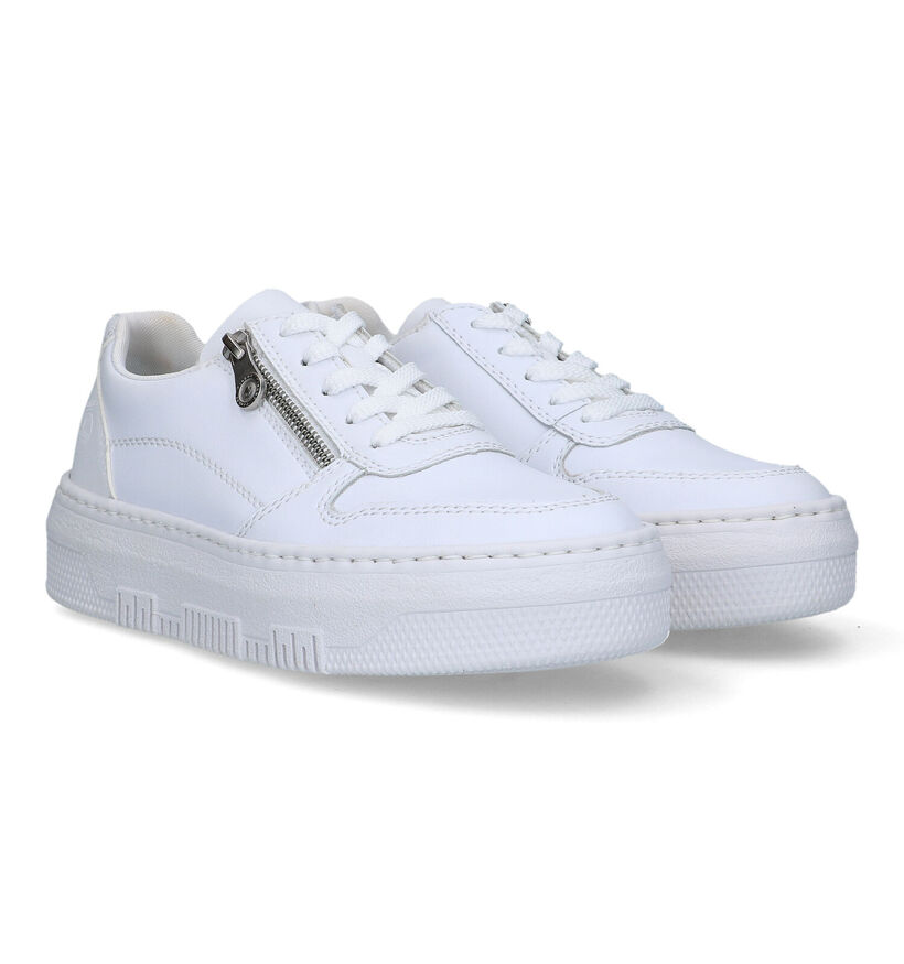 Rieker Baskets casual en Blanc pour femmes (320331)