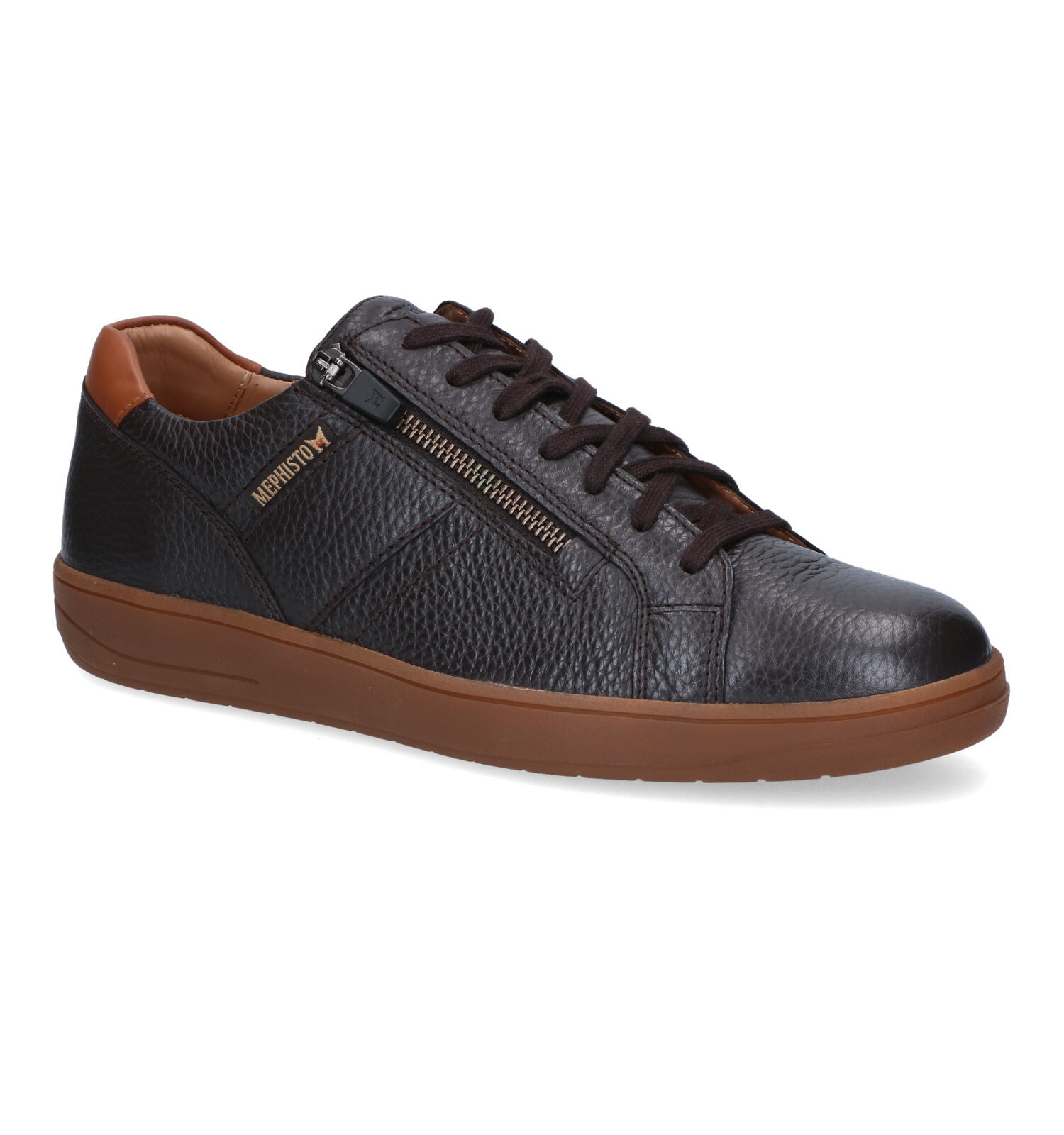 Mephisto Henrik Oregon Bruine Veterschoenen Heren Lage schoenen Online op TORFS.BE