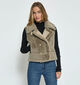 Minus Pat Beige Korte bodywarmer voor dames (348255)