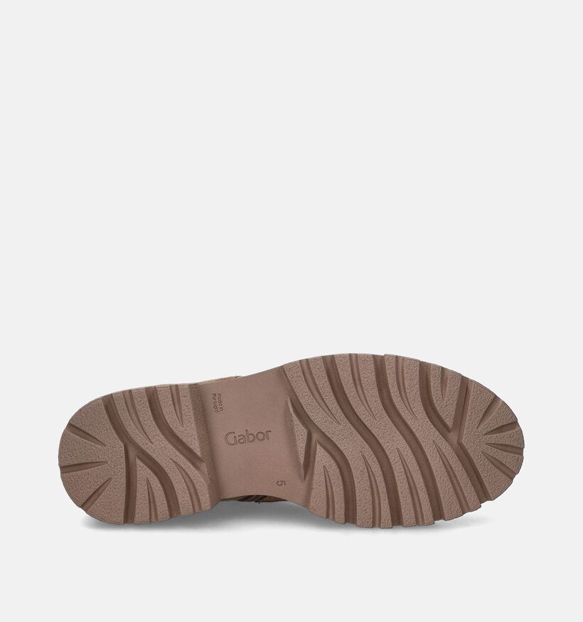 Gabor Cognac Bottines voor dames (347065) - geschikt voor steunzolen