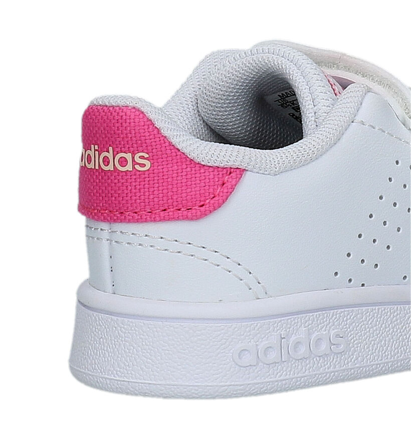 adidas Advantage CF Baskets en Blanc pour filles (326891) - pour semelles orthopédiques